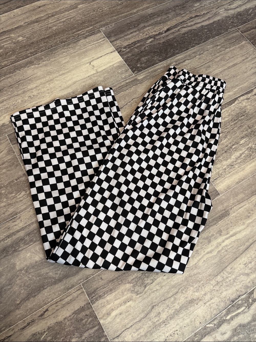 Black & White Checkered women’s Pants